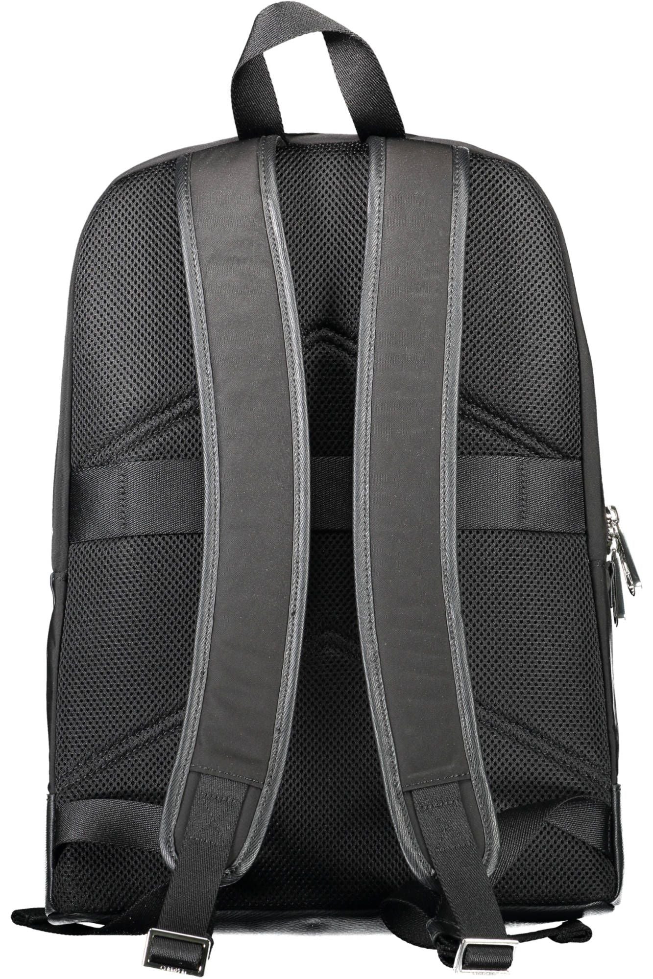 Black Polyester Backpack