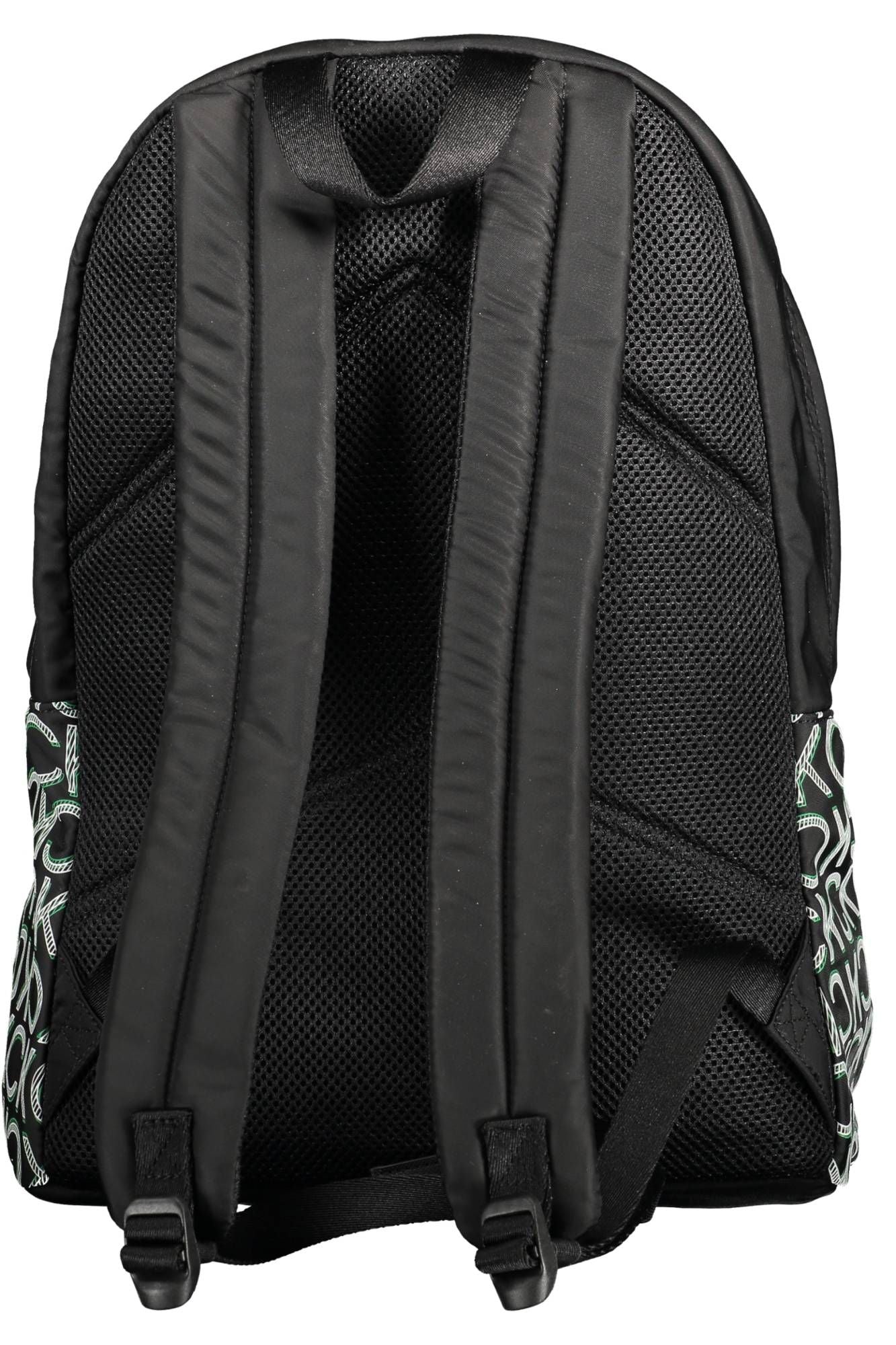 Black Polyester Backpack