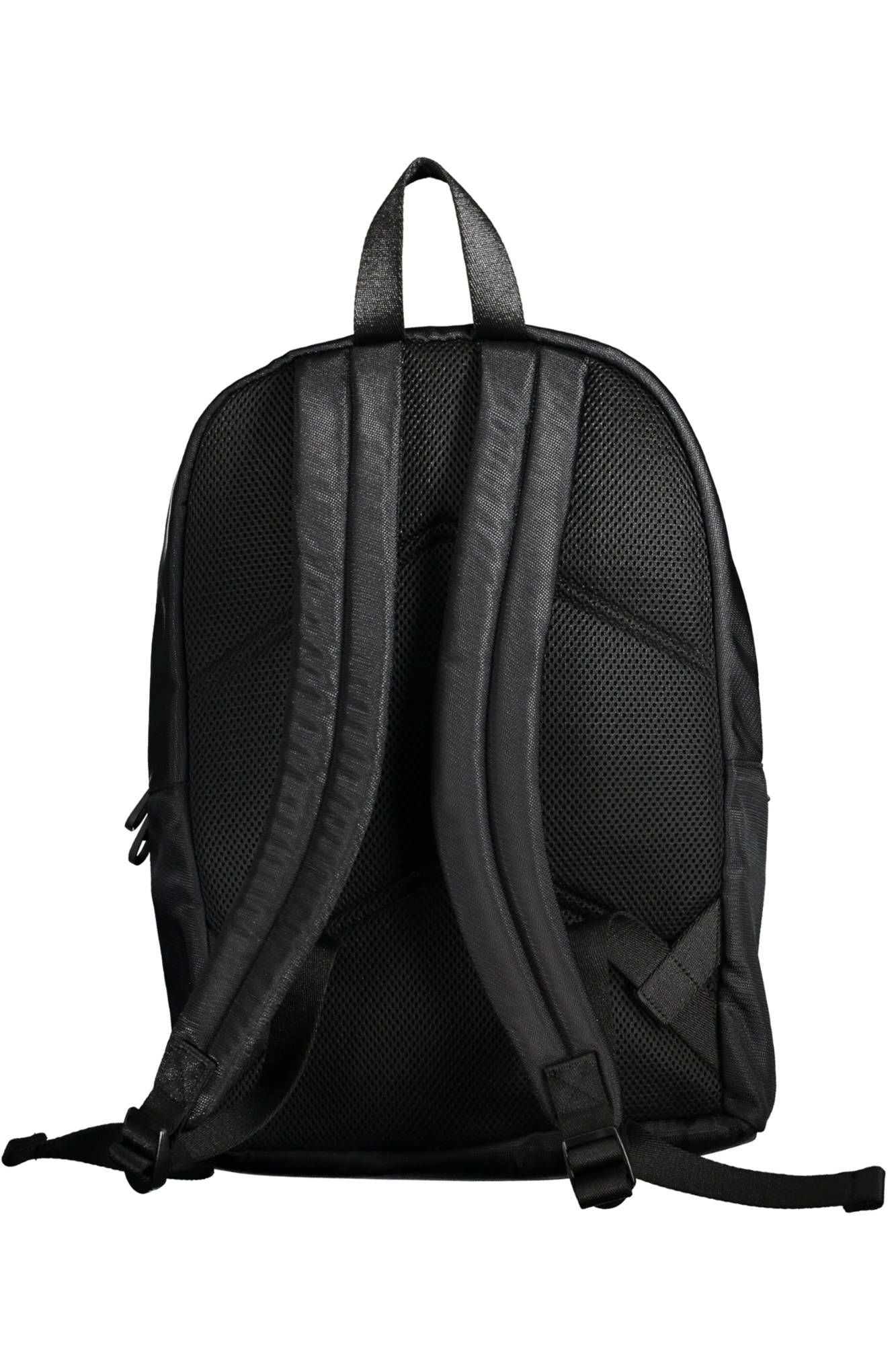 Black Polyester Backpack