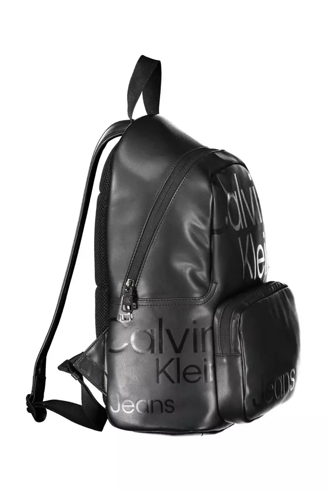 Black Polyethylene Backpack