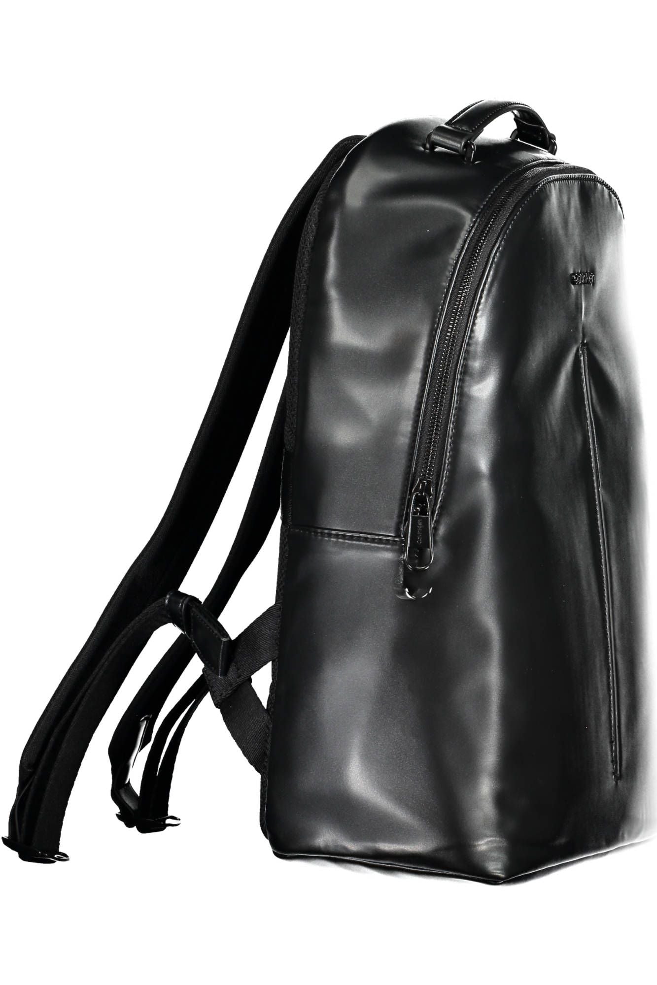 Black Polyester Backpack