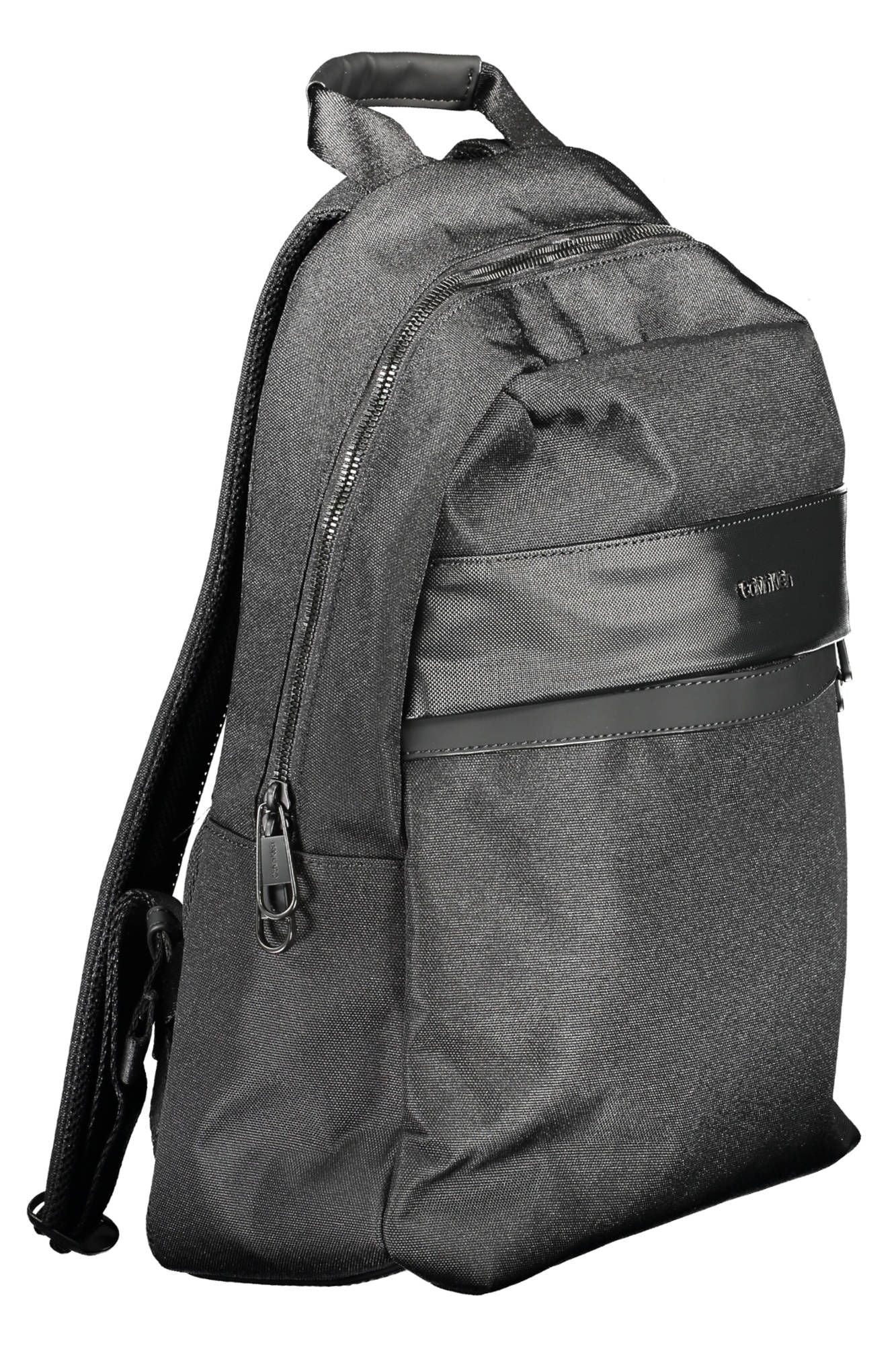 Black Polyester Backpack