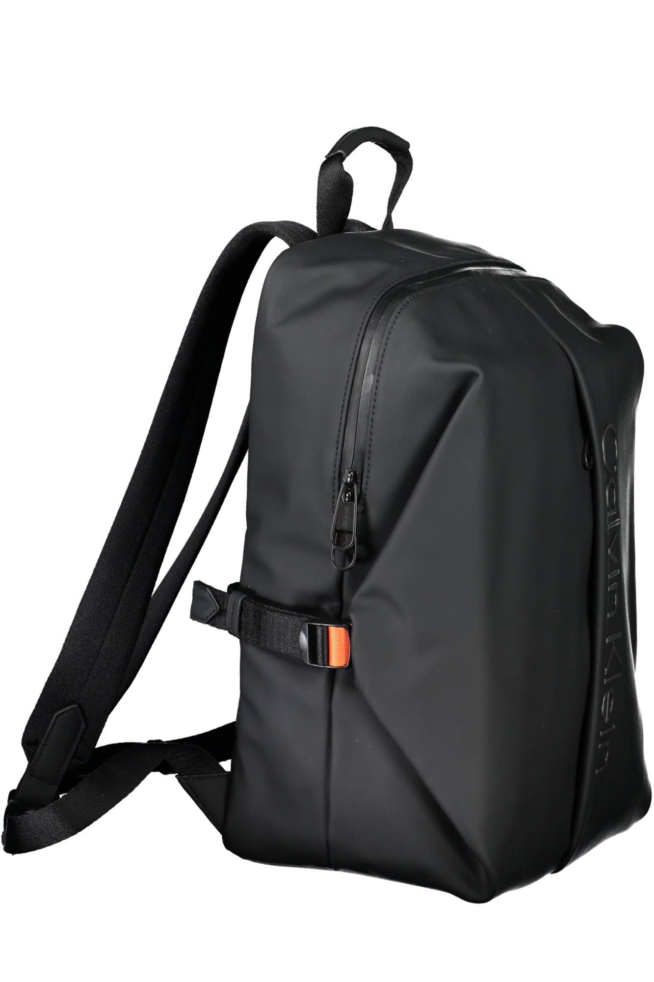 Black Polyester Backpack