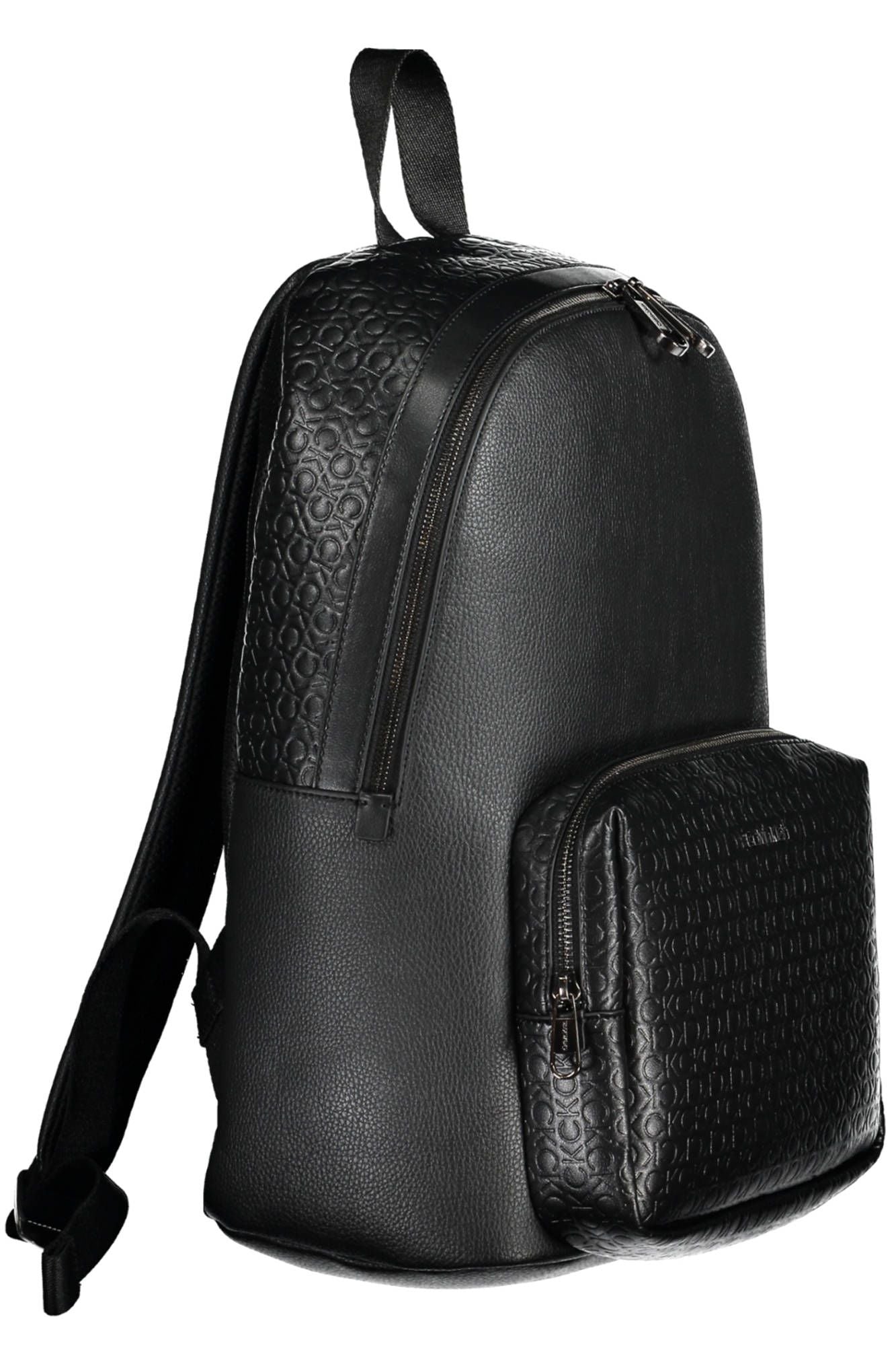 Black Polyester Backpack