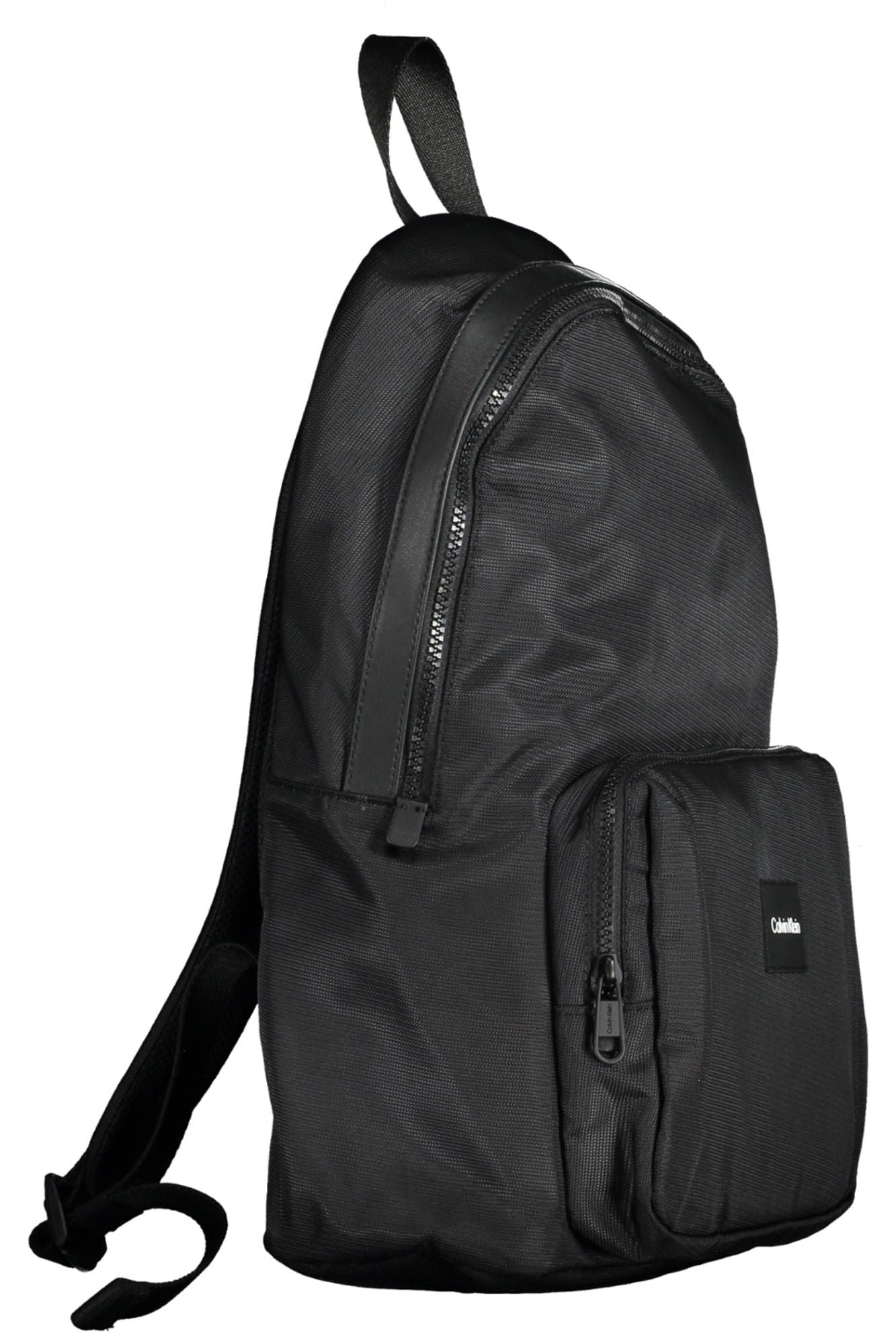 Black Polyester Backpack