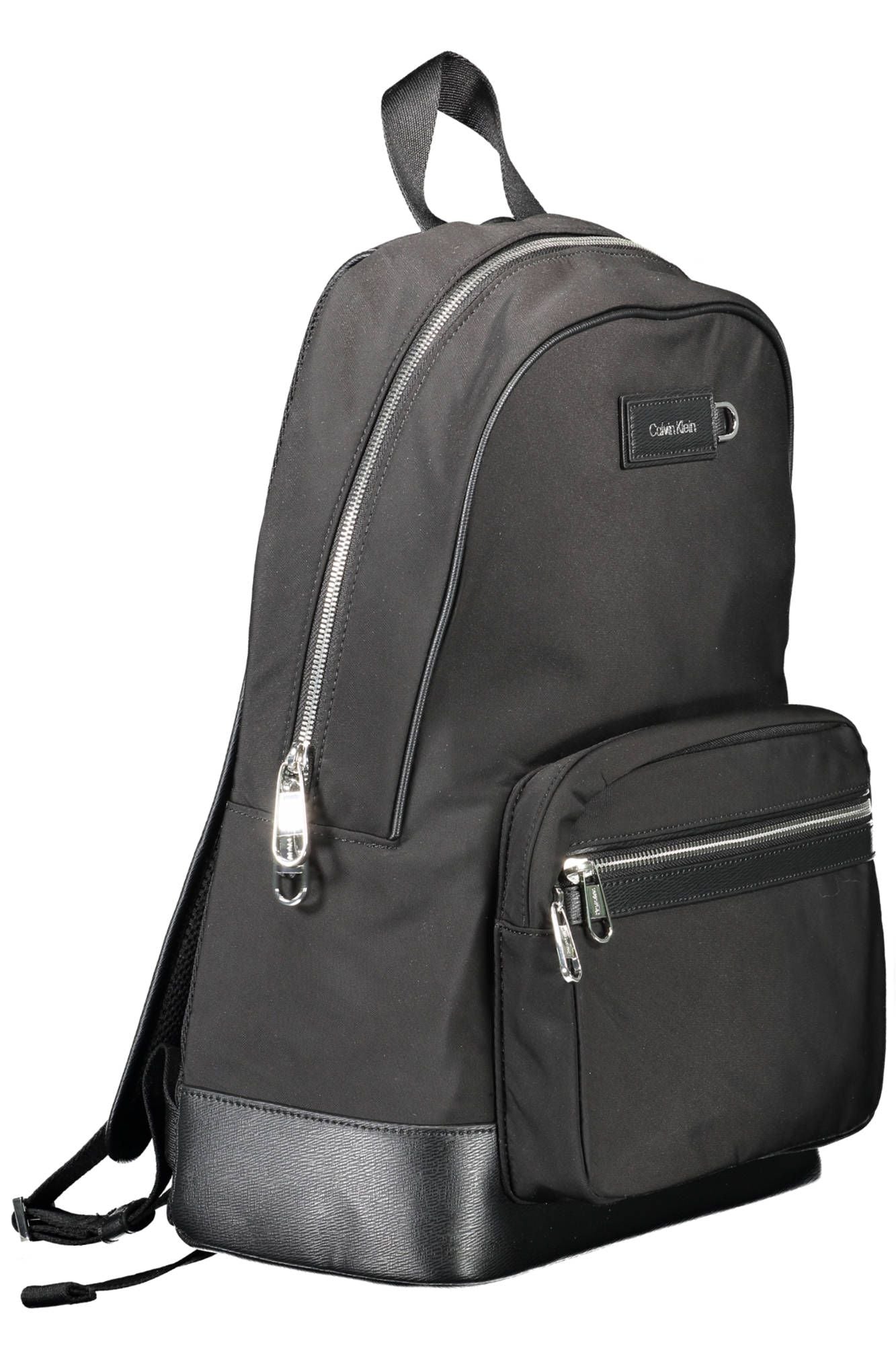 Black Polyester Backpack