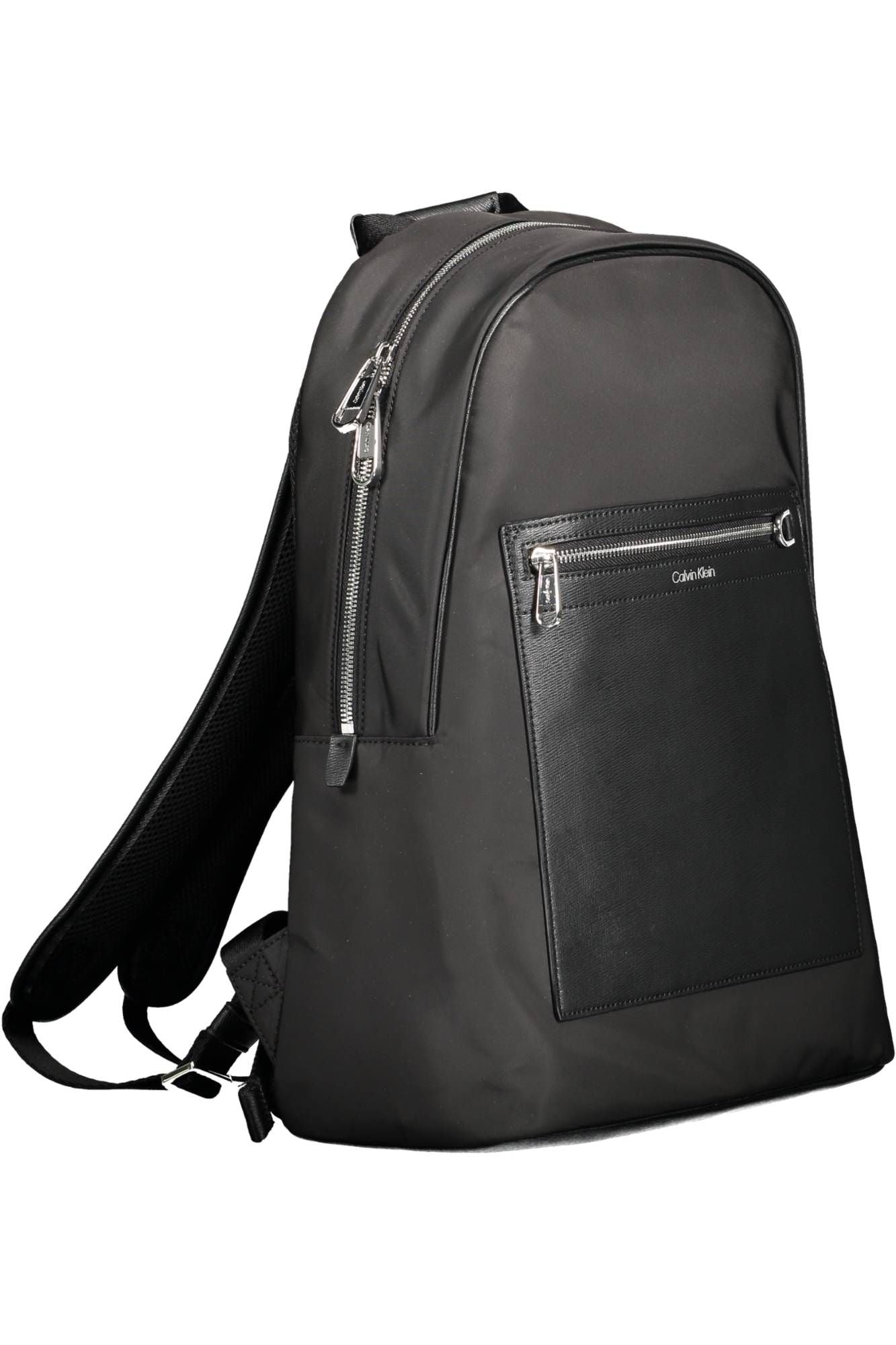 Black Polyester Backpack