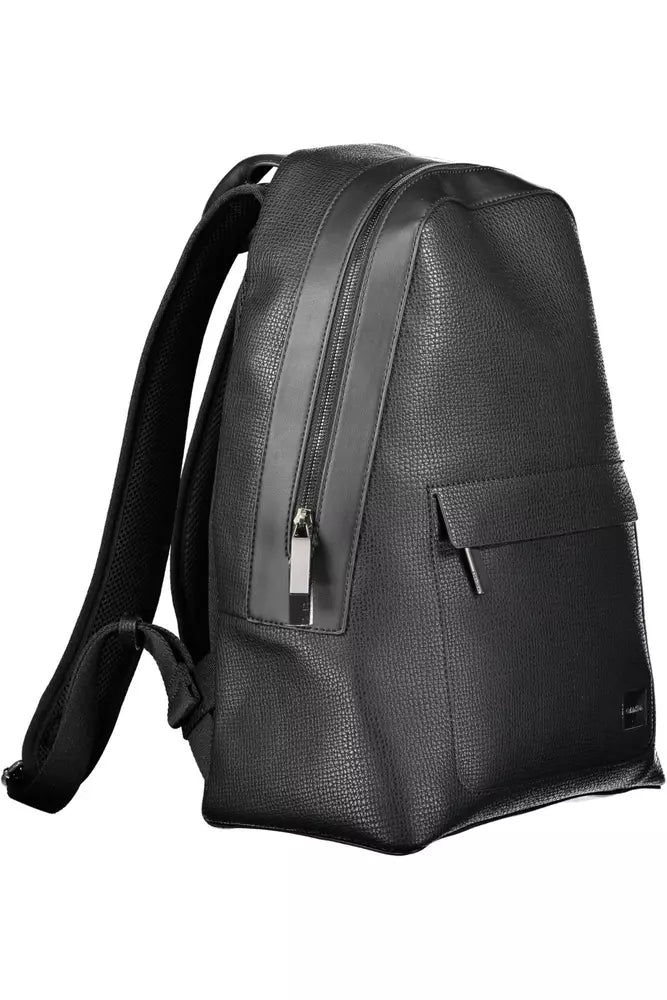 Black Polyethylene Backpack