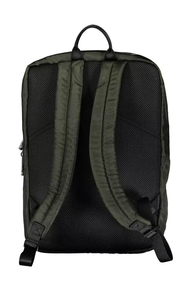 Green Polyester Backpack