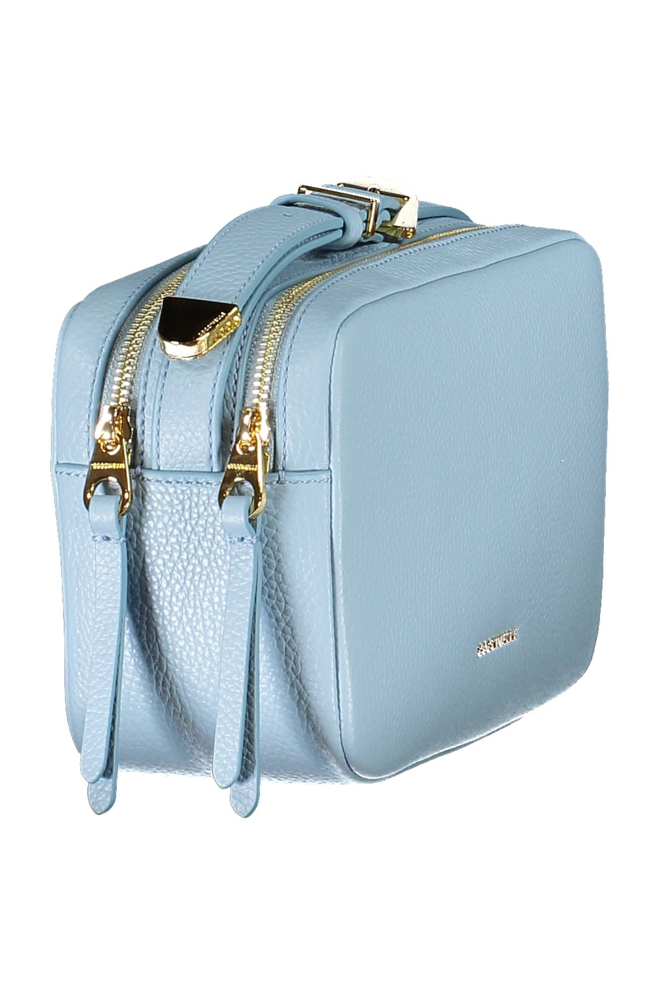 Light Blue Leather Handbag