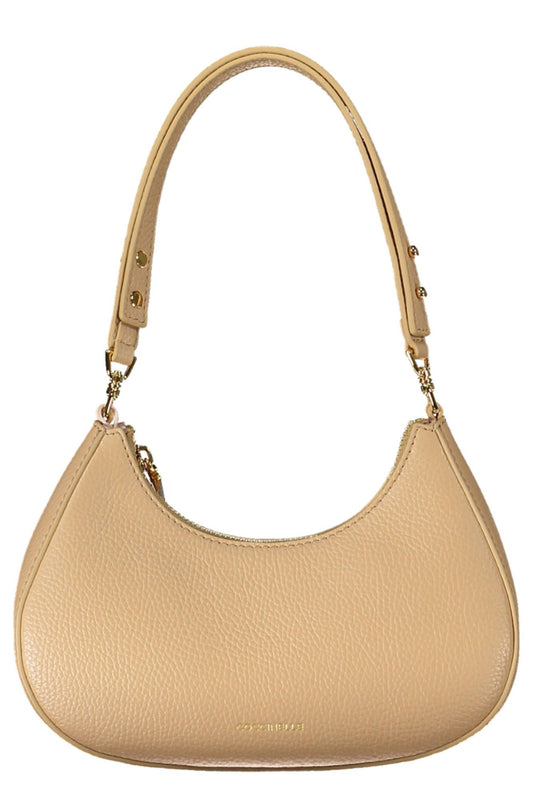 Beige Leather Handbag