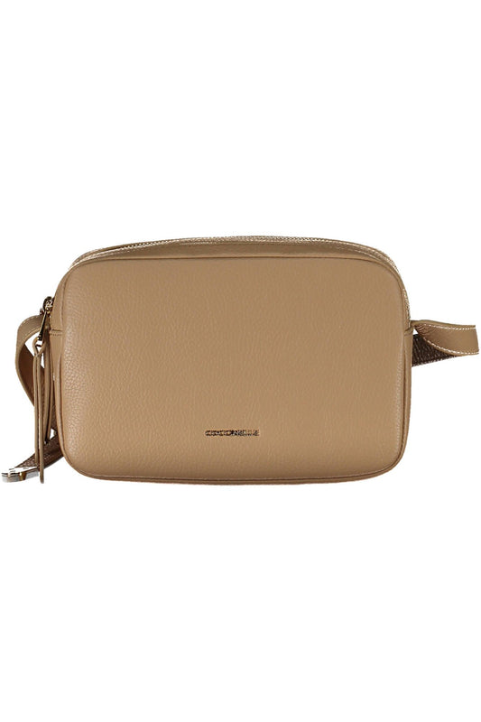 Beige Leather Handbag