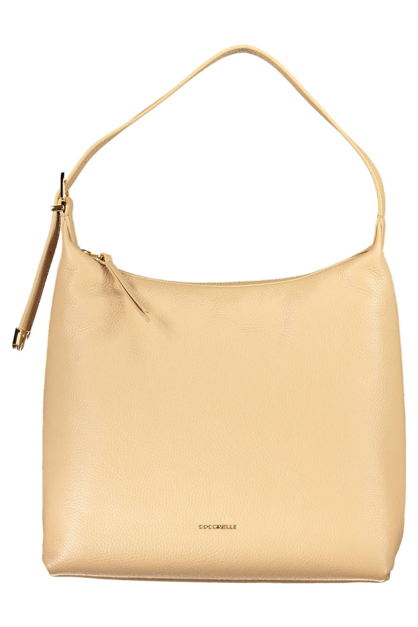 Beige Leather Handbag