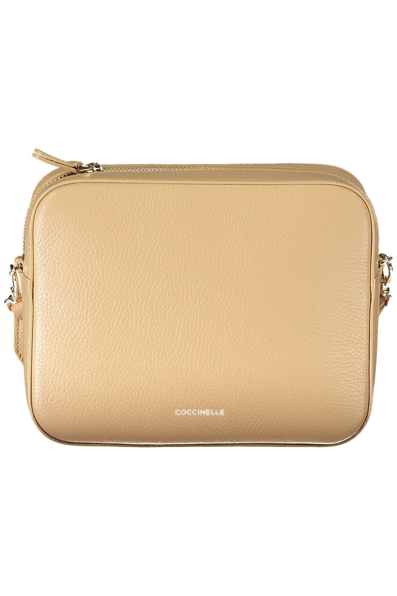 Beige Leather Handbag