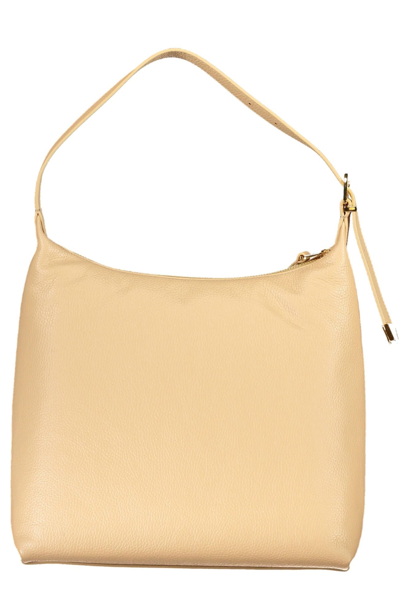 Beige Leather Handbag