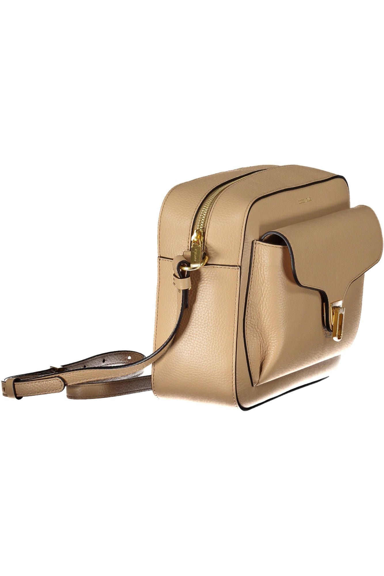 Beige Leather Handbag