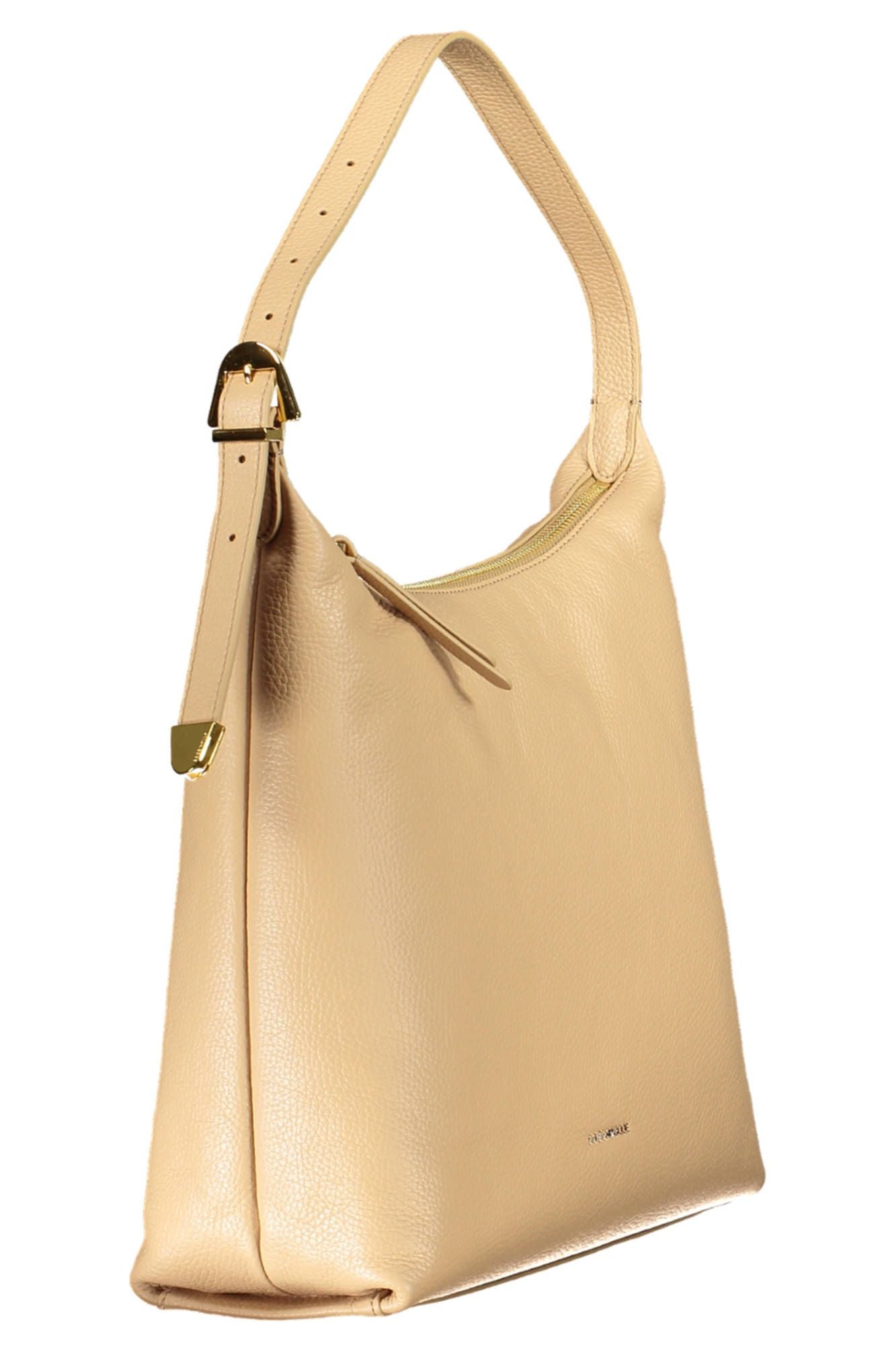 Beige Leather Handbag