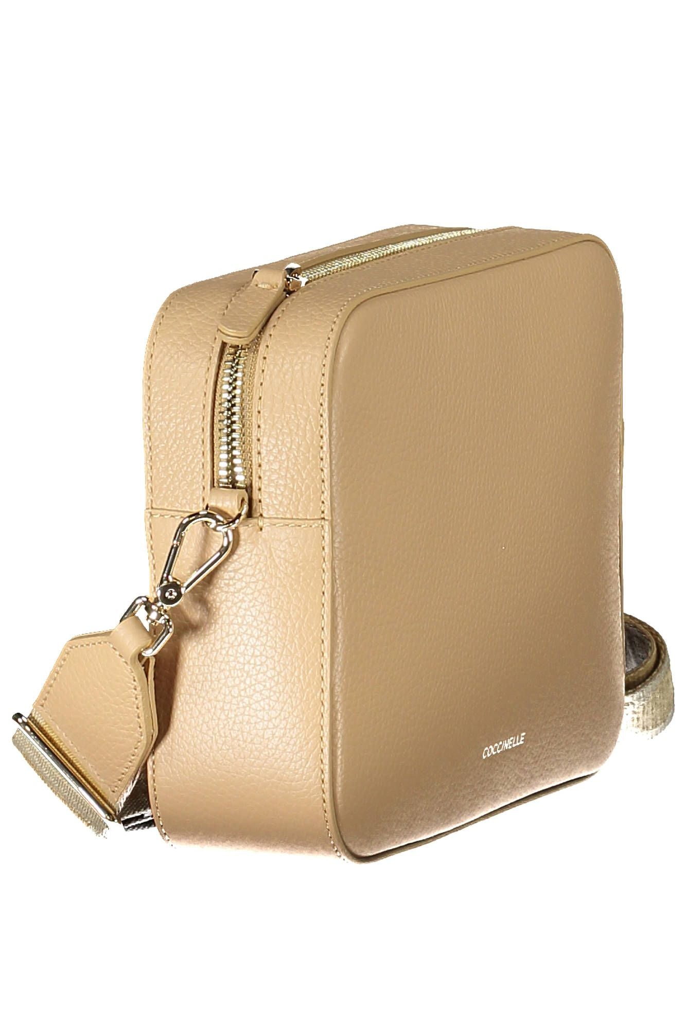 Beige Leather Handbag