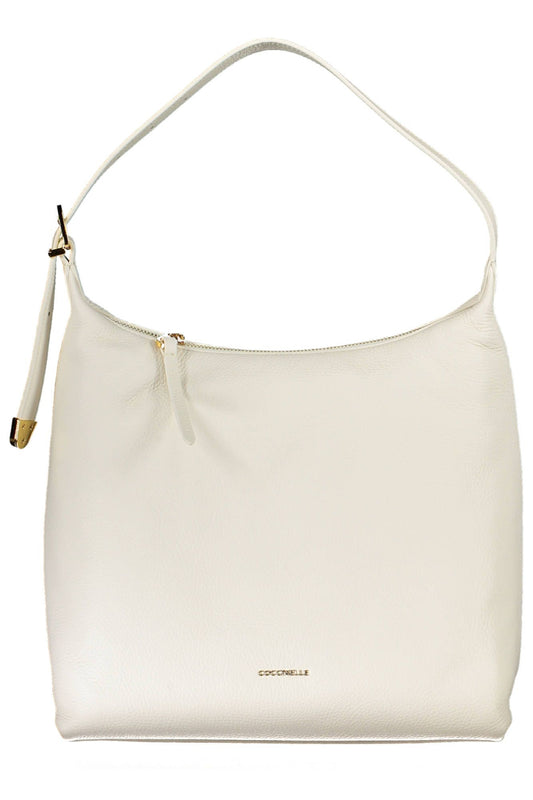 White Leather Handbag