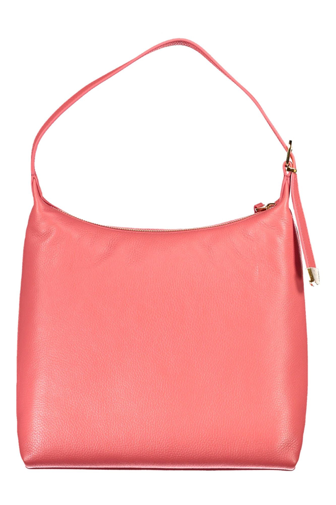 Pink Leather Handbag