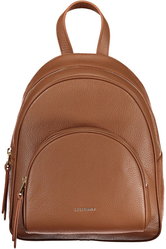 Brown Leather Backpack