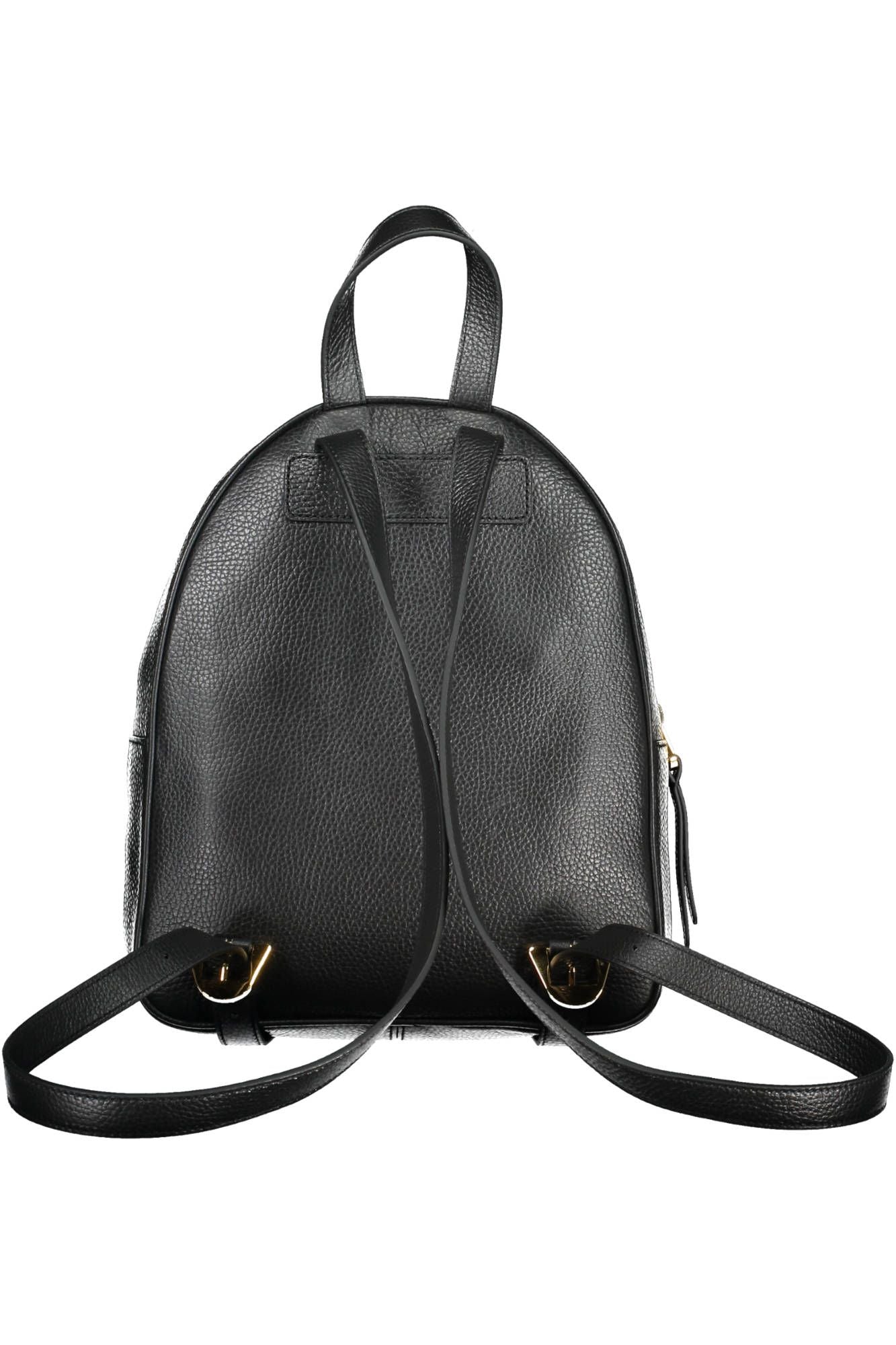 Black Leather Backpack