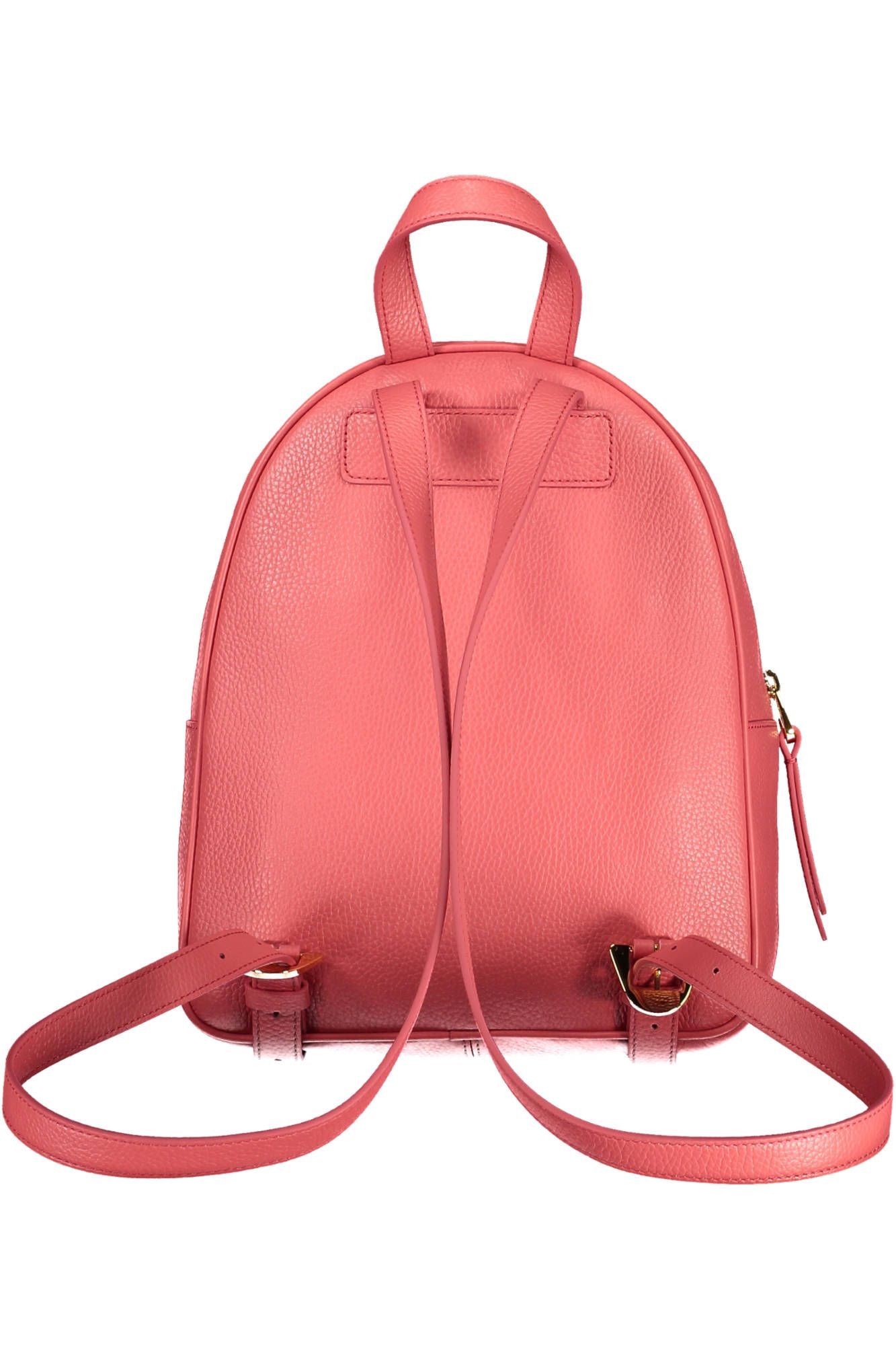 Pink Leather Backpack