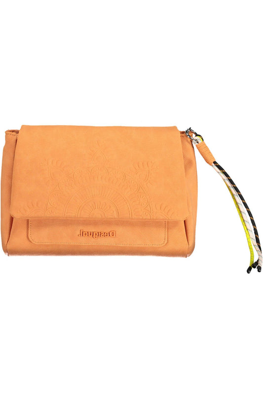 Orange Polyurethane Handbag