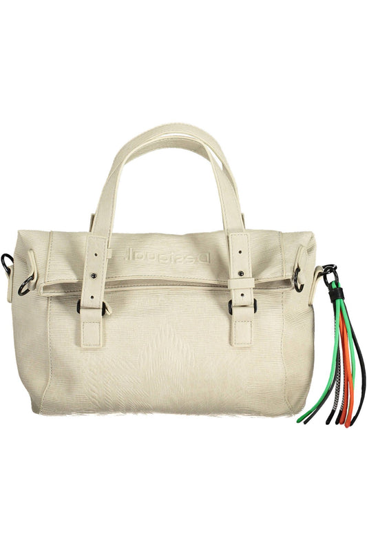 White Polyurethane Handbag