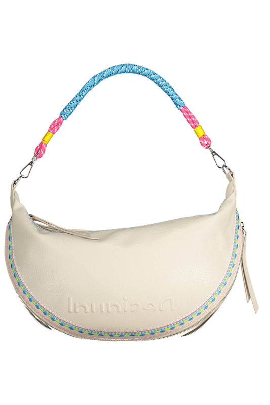 White Polyurethane Handbag