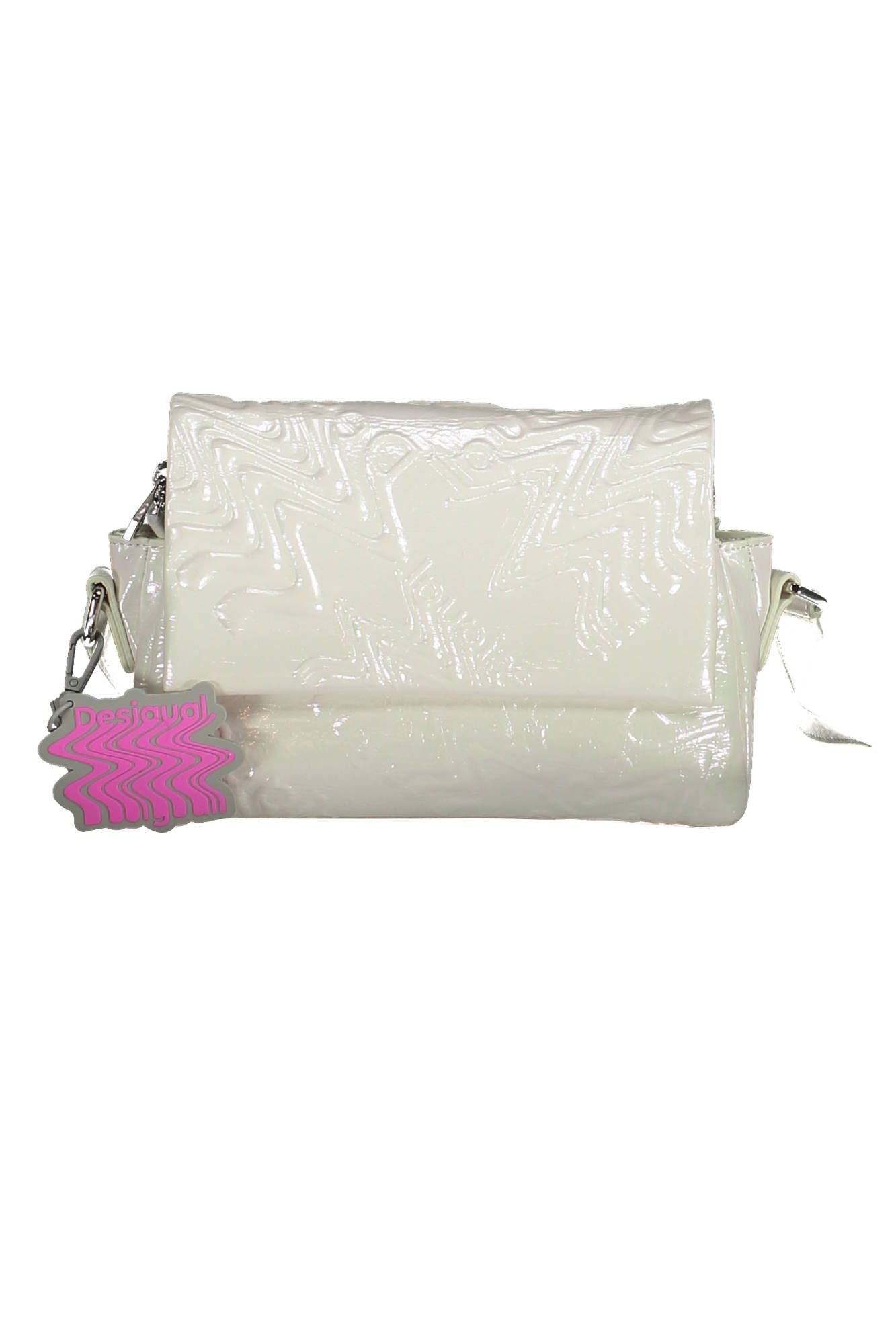 White Polyurethane Handbag