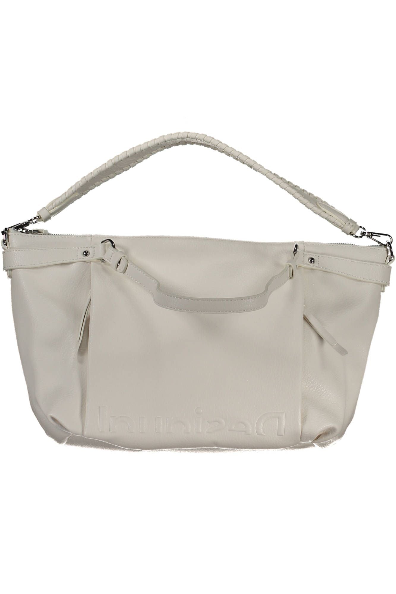 White Polyurethane Handbag