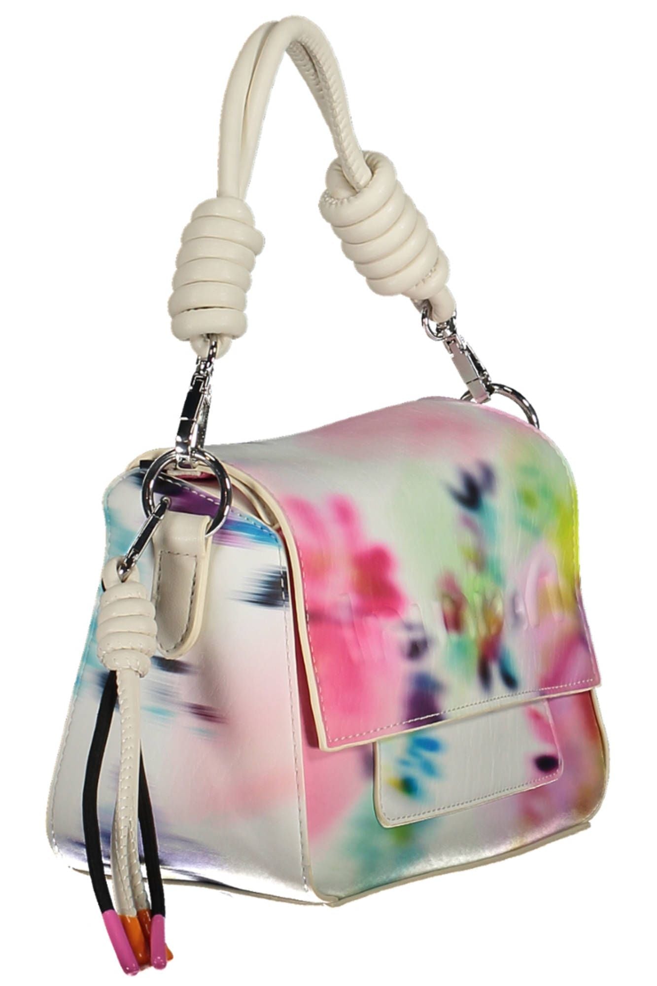 White Polyurethane Handbag