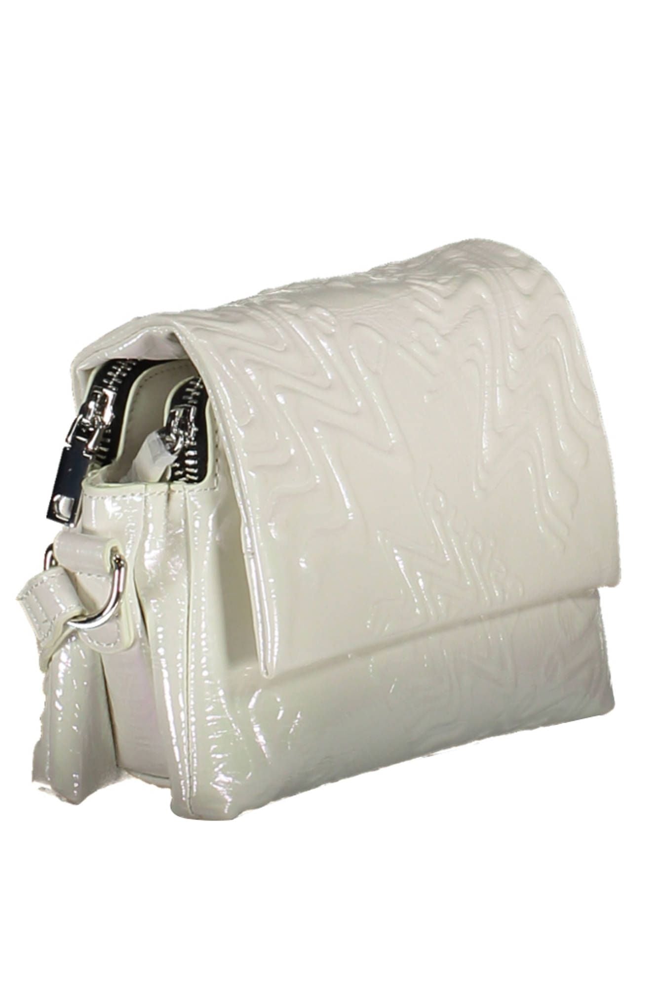 White Polyurethane Handbag