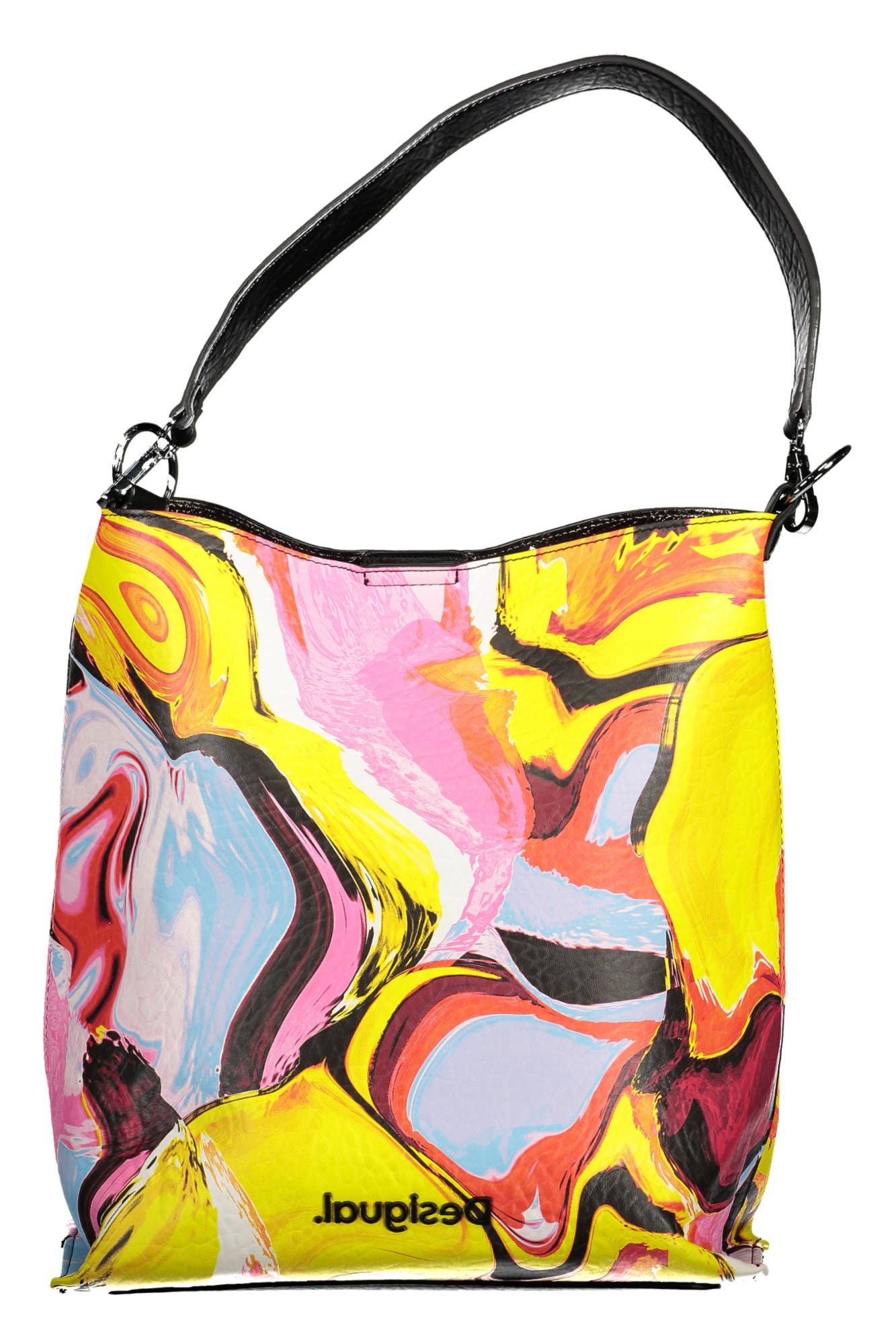 Yellow Polyurethane Handbag