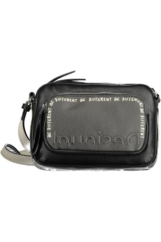 Black Polyurethane Handbag