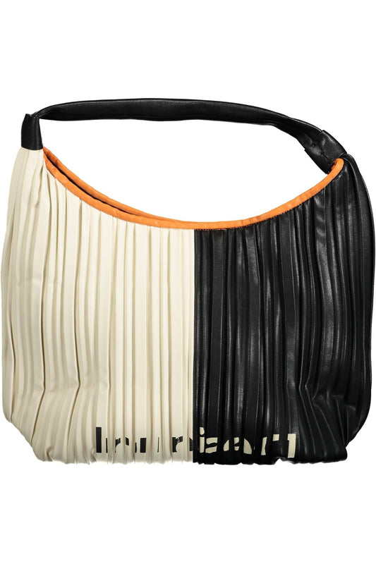 Black Polyurethane Handbag