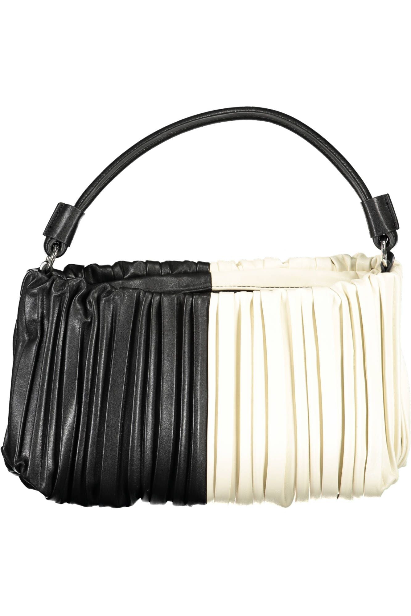 Black Polyurethane Handbag