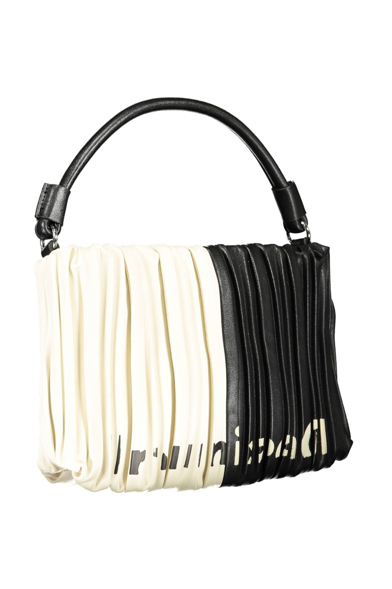 Black Polyurethane Handbag