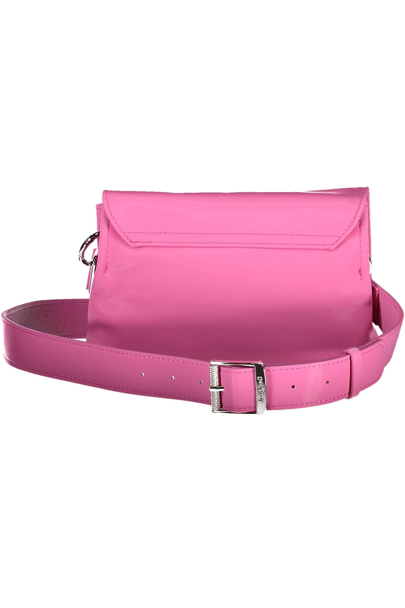 Pink Polyurethane Handbag