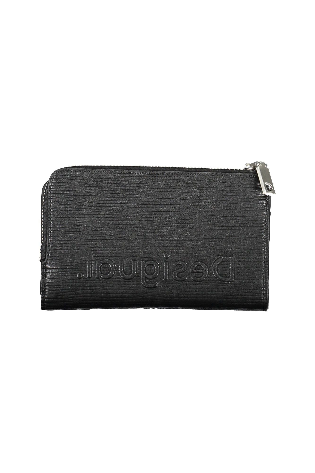 Black Polyurethane Wallet