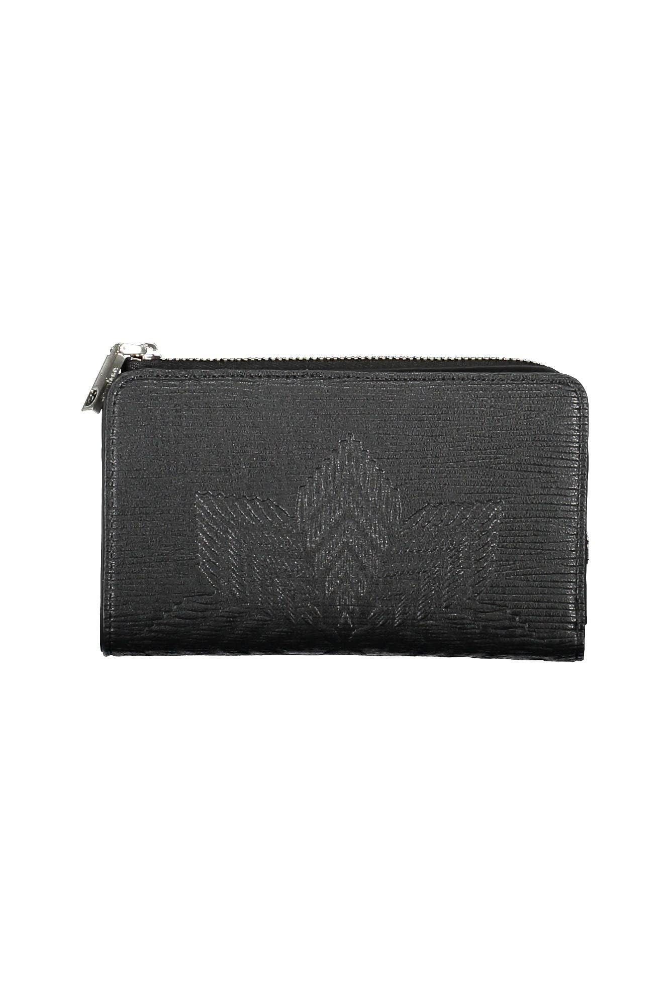 Black Polyurethane Wallet