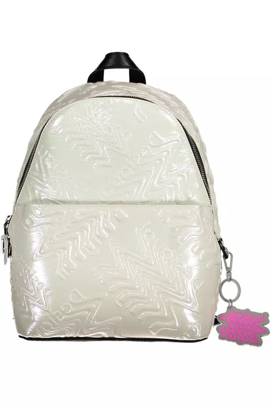 White Polyethylene Backpack