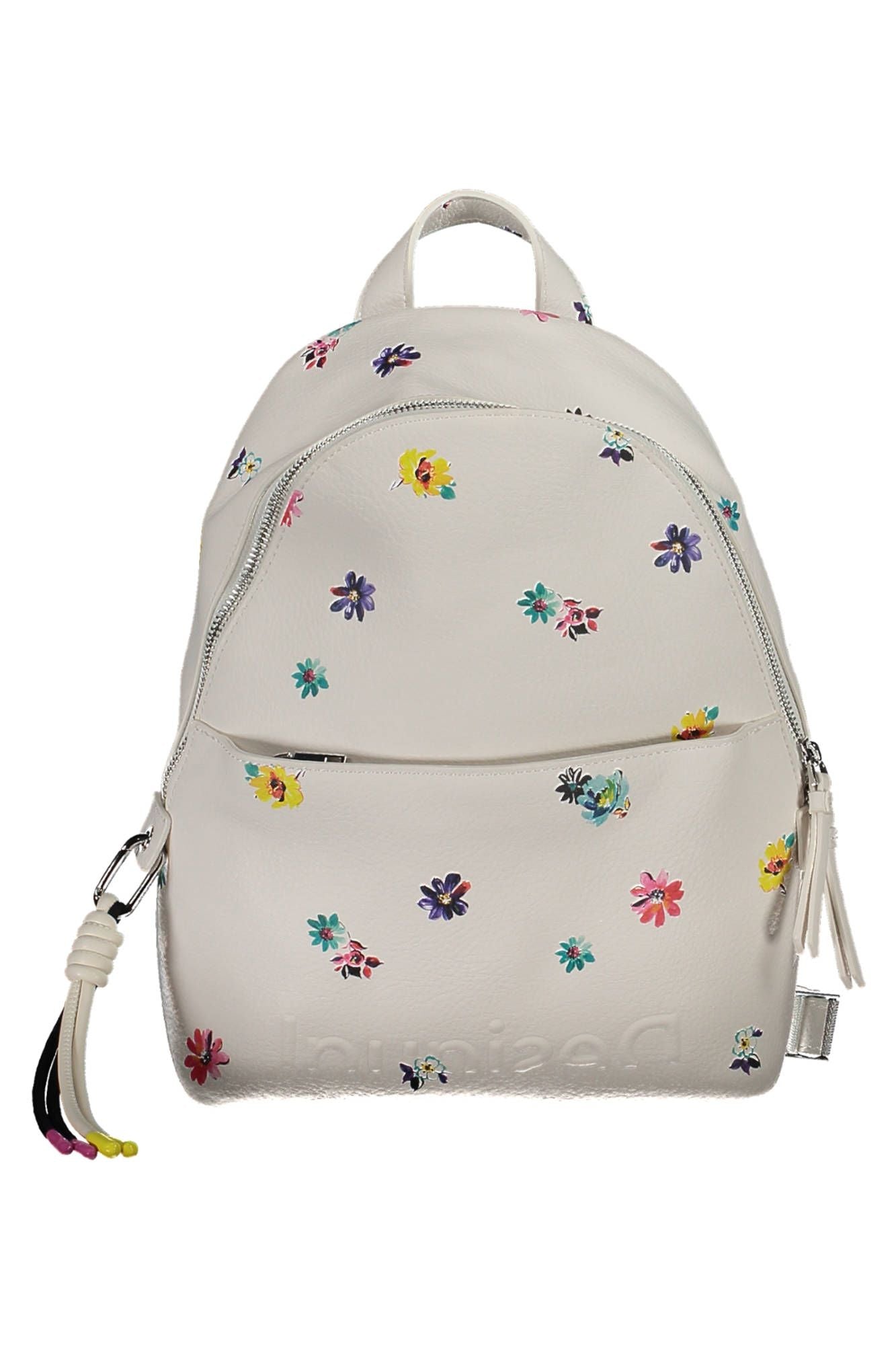 White Polyurethane Backpack