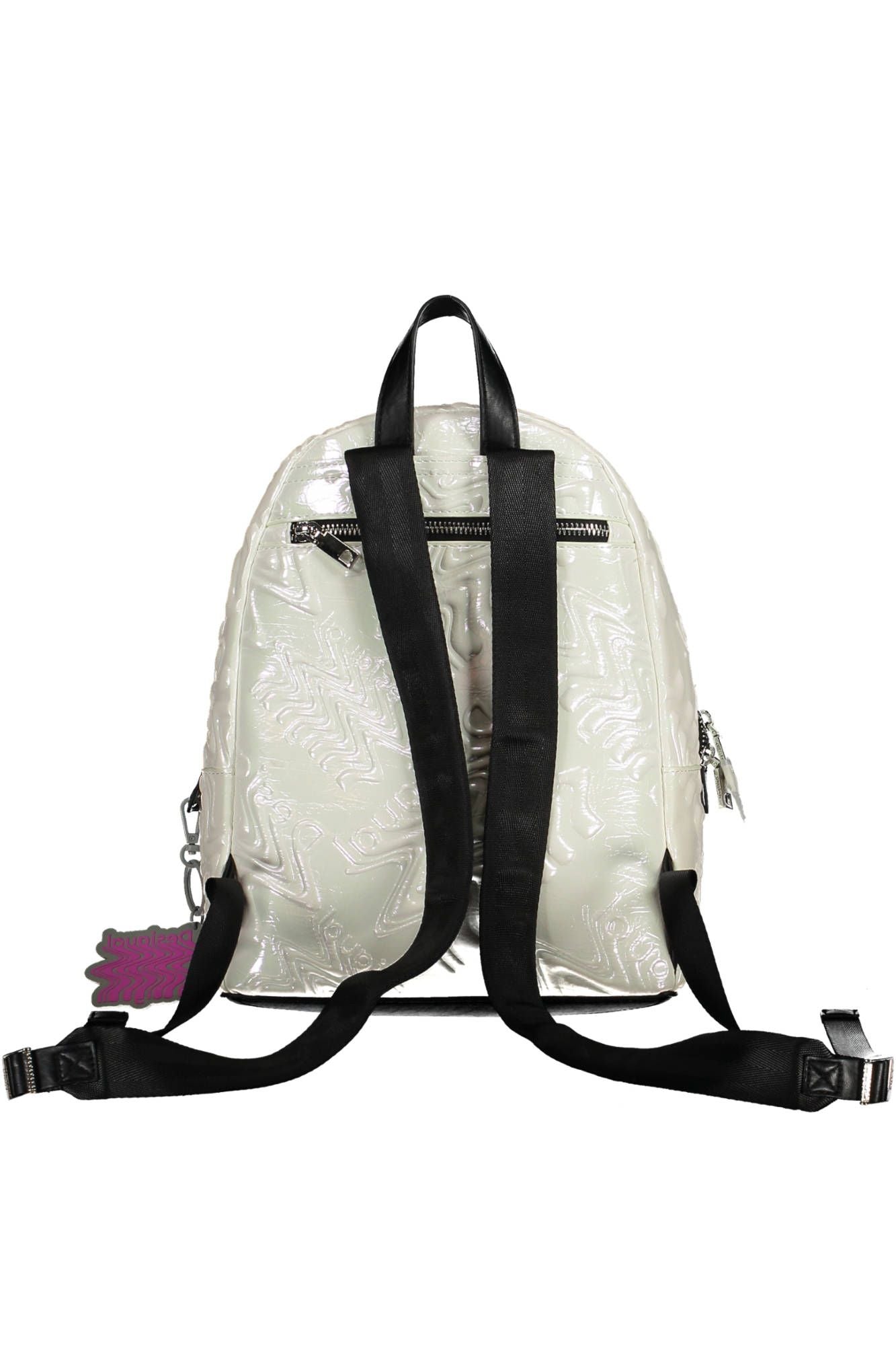 White Polyurethane Backpack