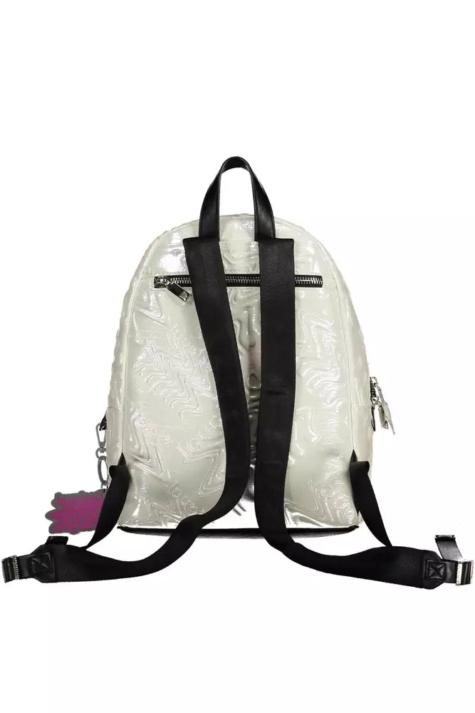 White Polyethylene Backpack