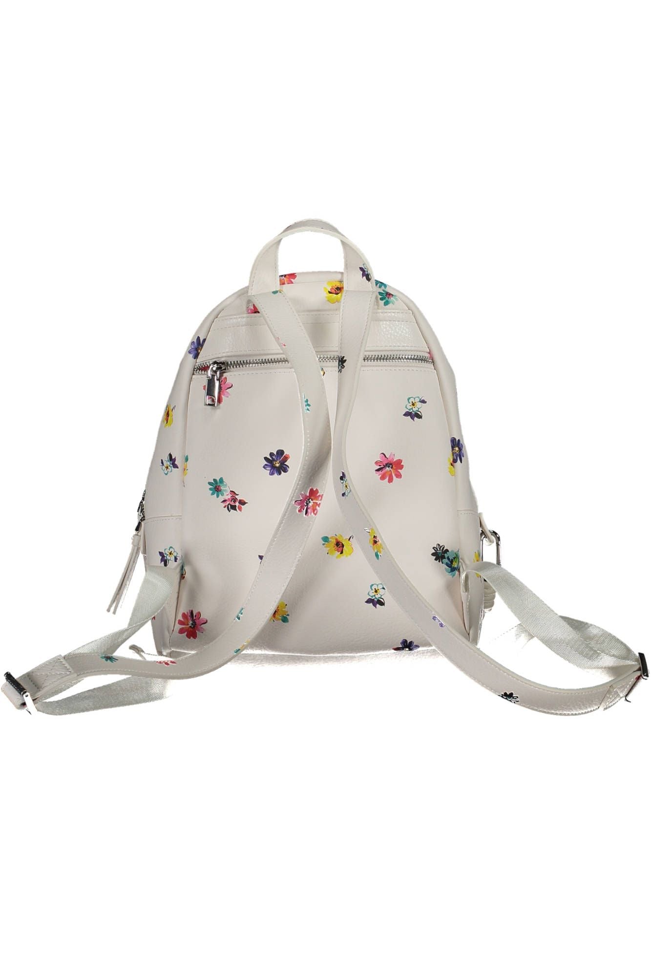 White Polyurethane Backpack