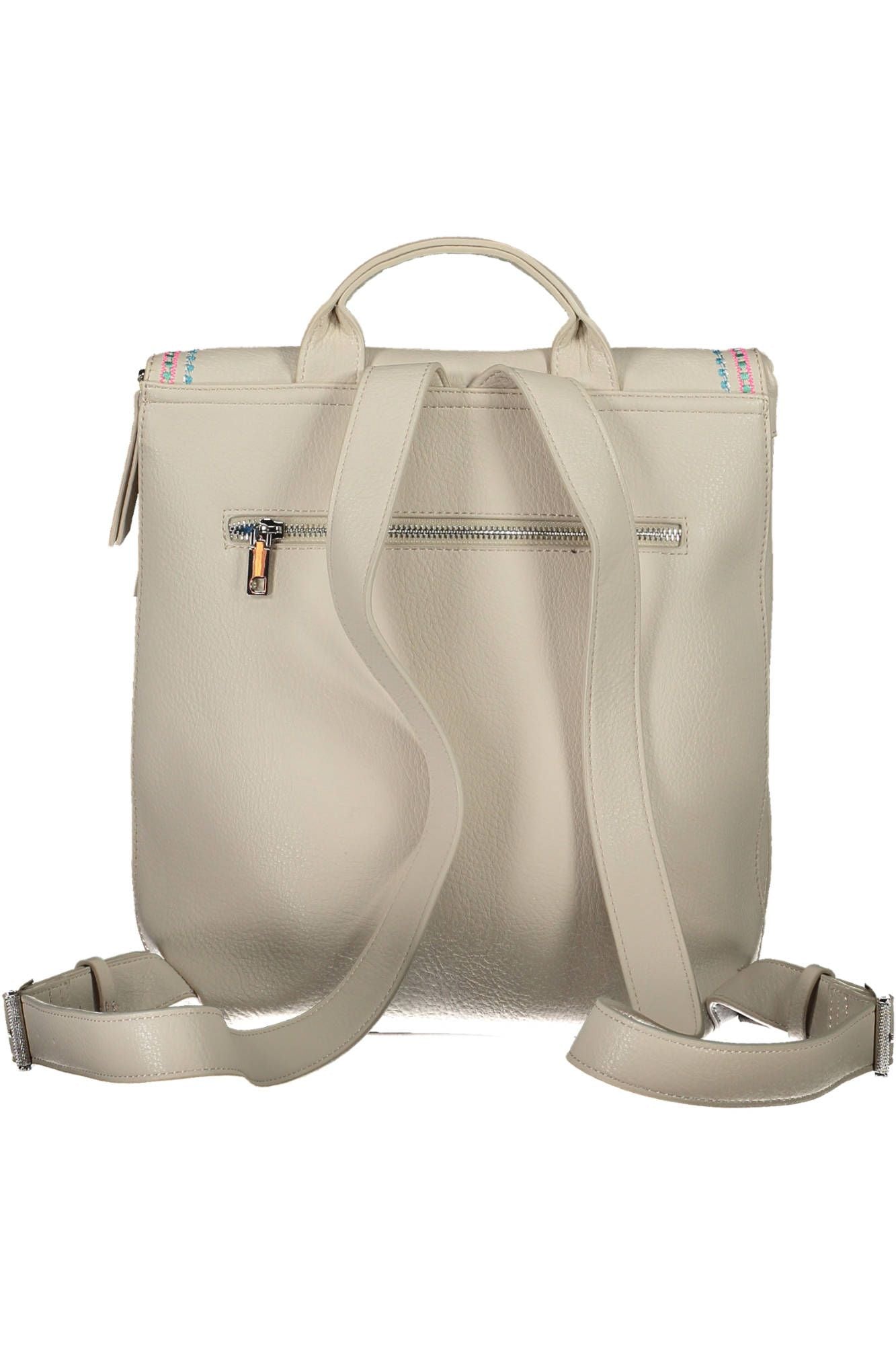 White Polyurethane Backpack