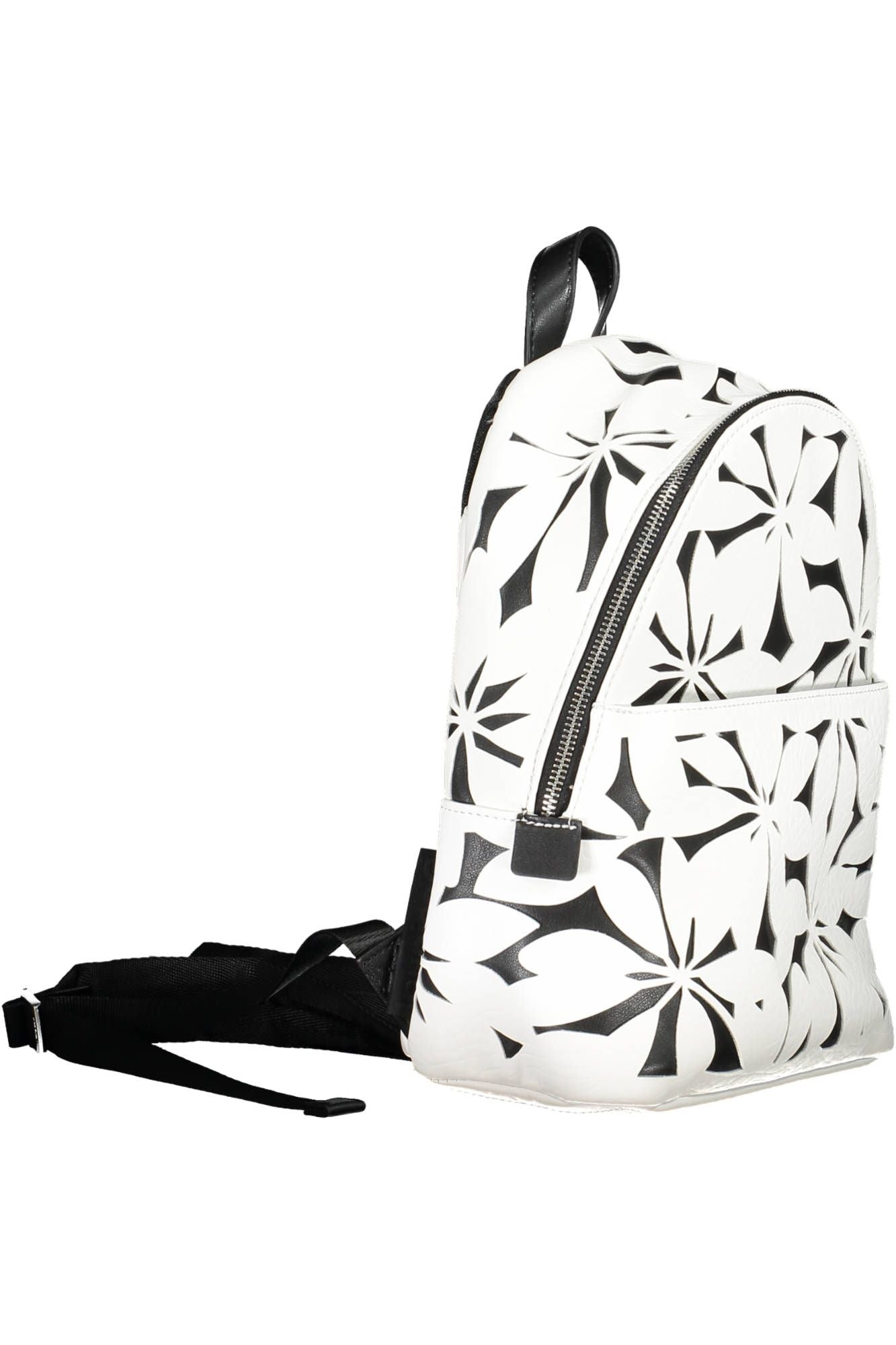 White Polyurethane Backpack