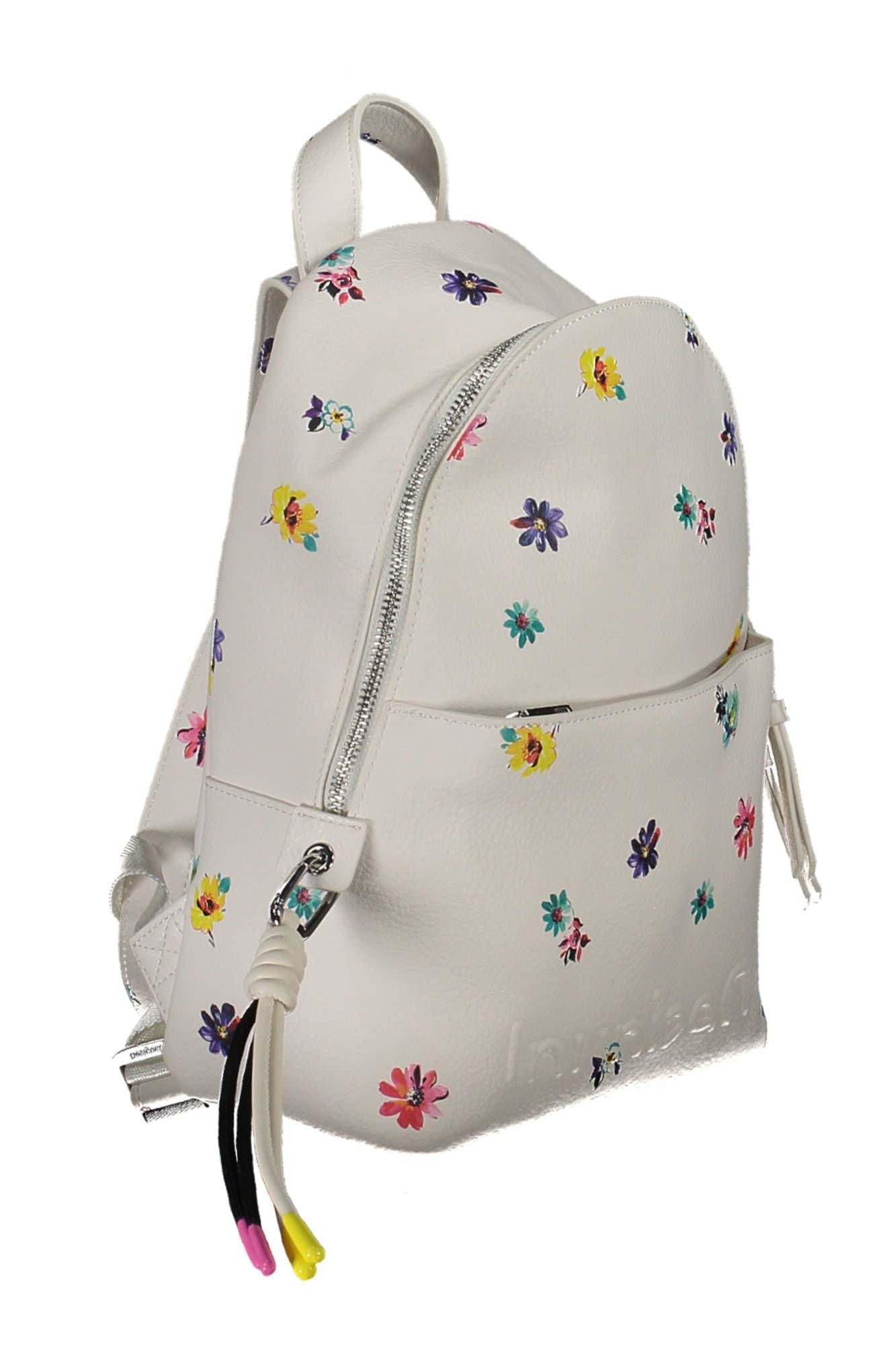 White Polyurethane Backpack